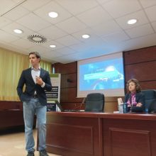 Jornada sobre IA Generativa, José Antonio Pinilla y M. Paloma Sánchez