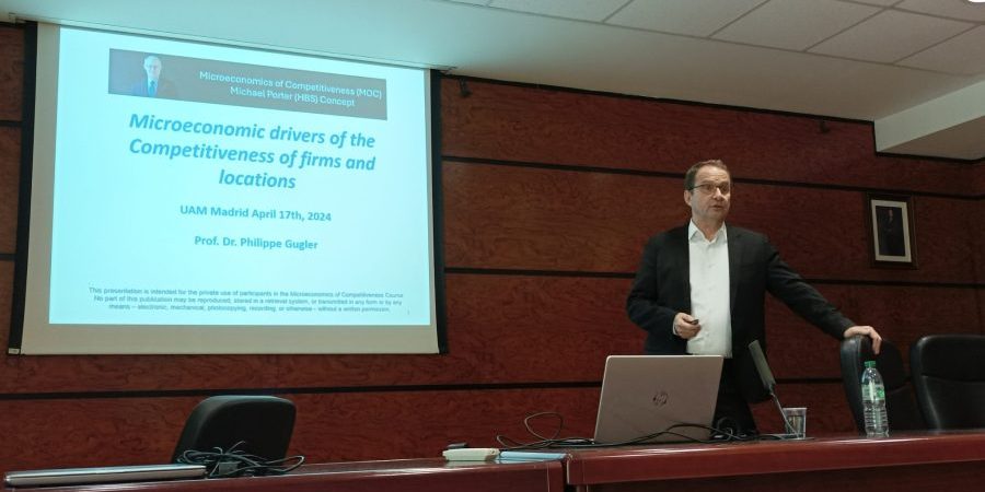 1714114966771 Philippe Gugler, seminario "The microeconomic drivers of the competitiveness of firms and locations"